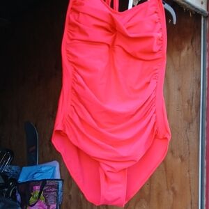 Coral Kids One Piece Swimsuit Size 2xl.